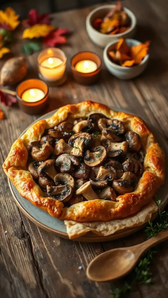 savory mushroom tart recipe