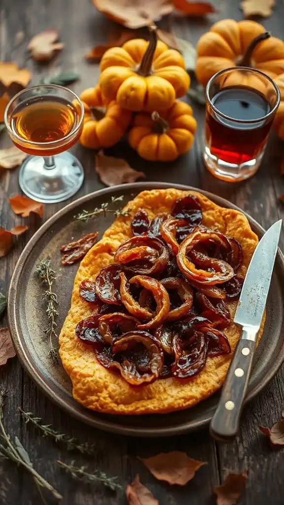 savory pumpkin flatbread recipe