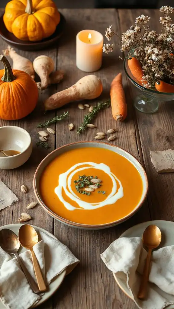 savory pumpkin soup recipe