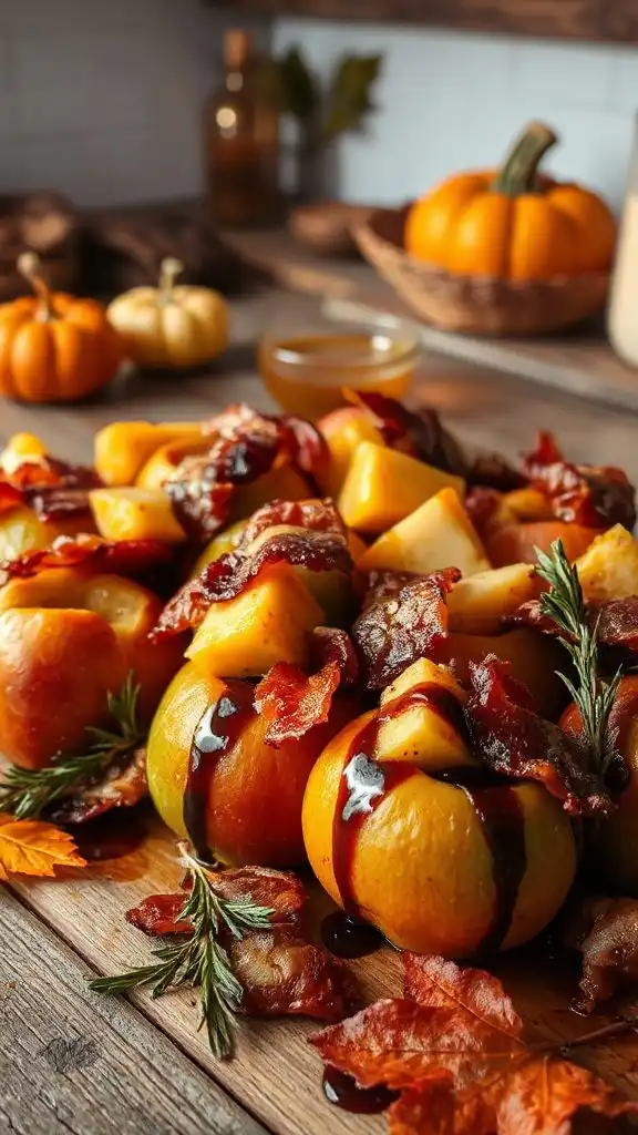 savory roasted apples recipe