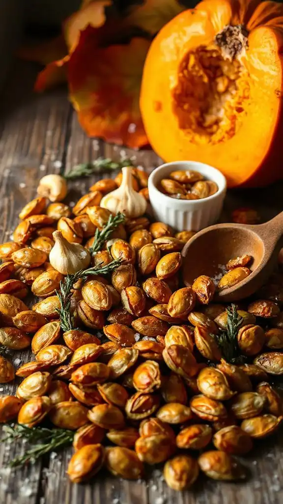 savory roasted pumpkin seeds