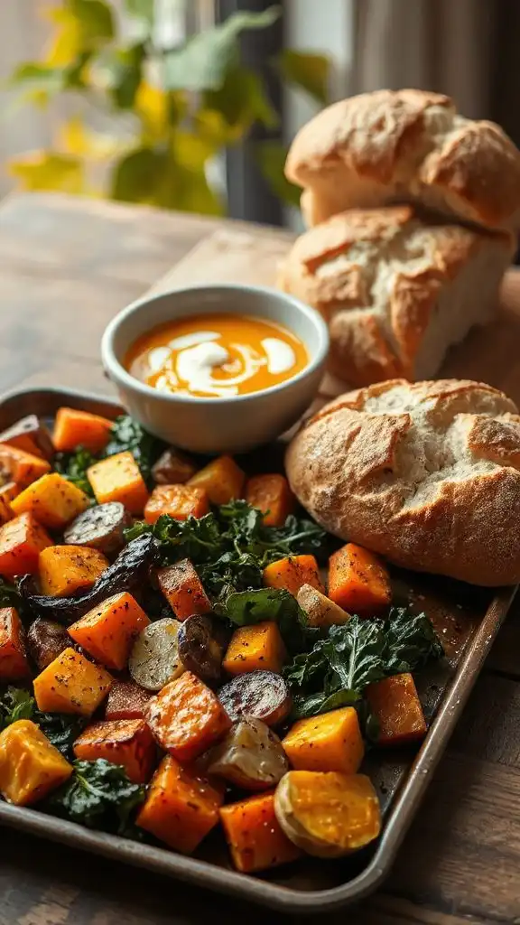 savory roasted vegetable soup