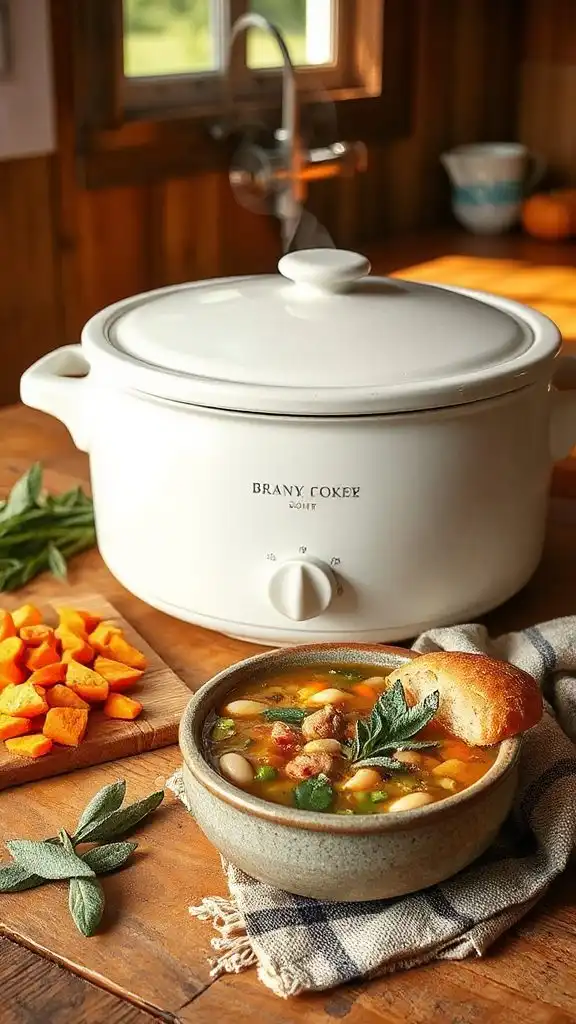 savory sausage bean soup savory sausage bean soup