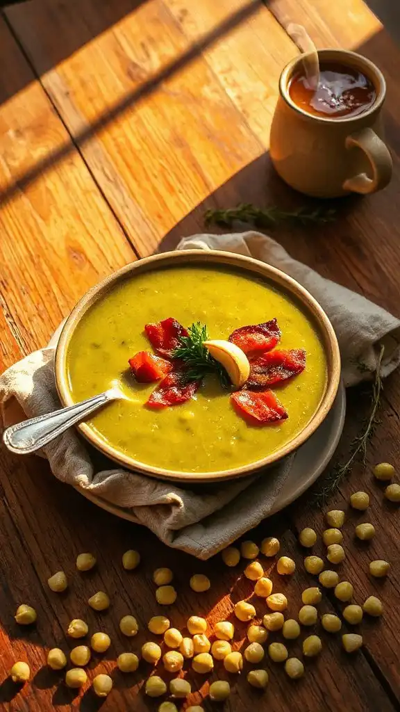savory split pea soup