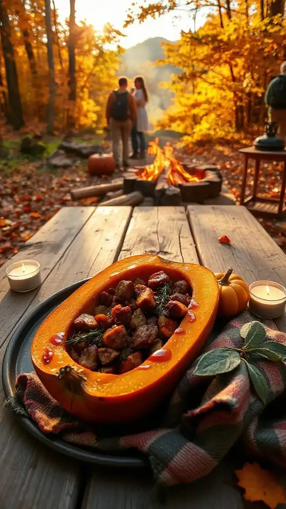 savory stuffed acorn squash