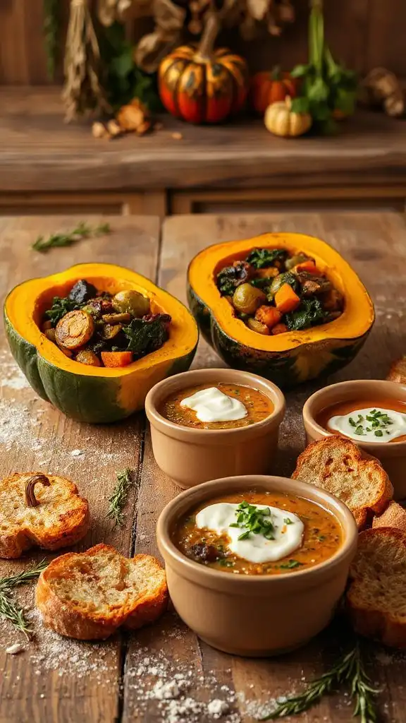 savory stuffed acorn squash savory stuffed acorn squash
