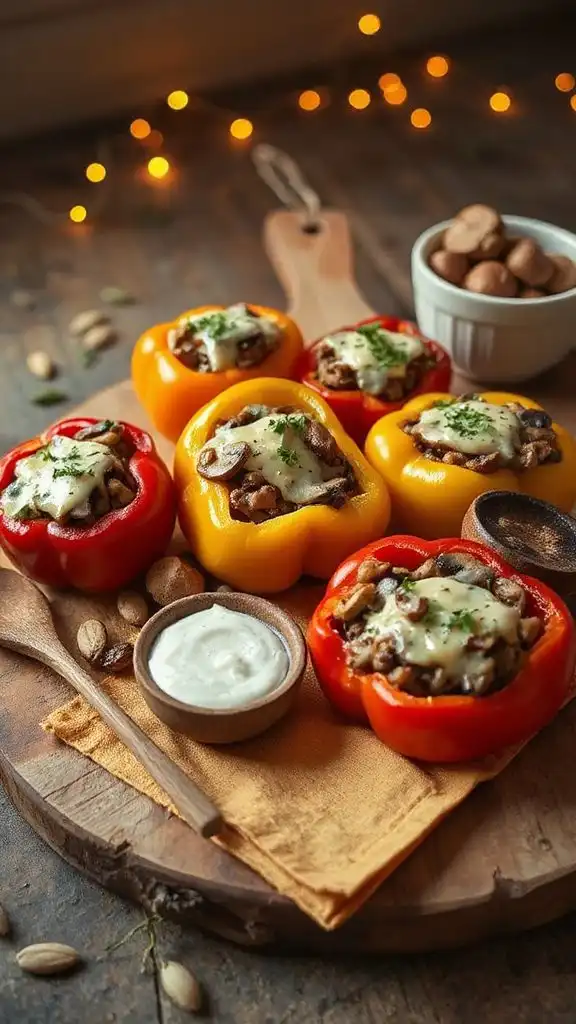 savory stuffed bell peppers