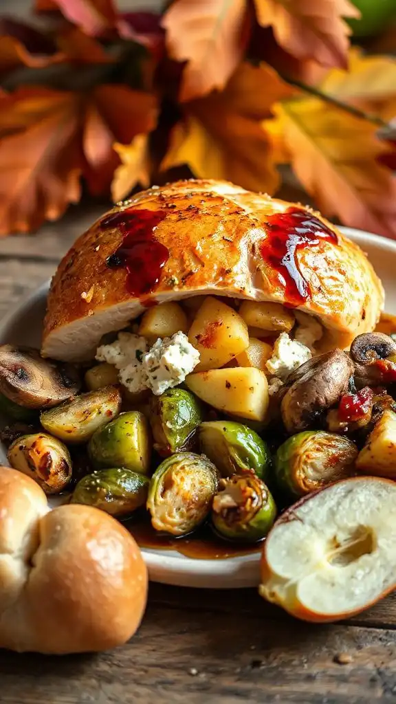 savory stuffed chicken recipe