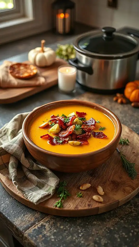 savory sweet brussels sprout soup