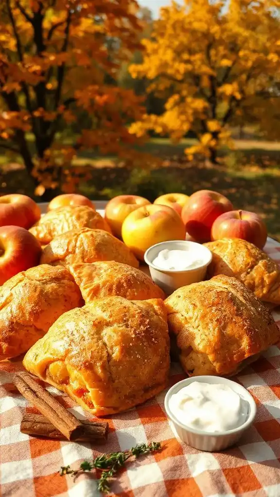 savory sweet cheddar apple hand pies