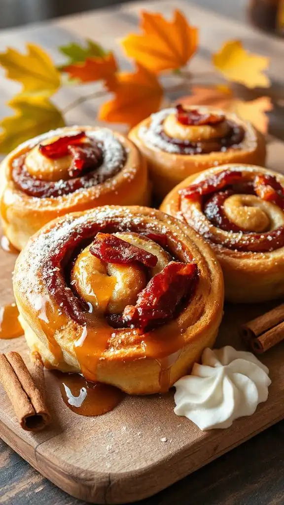 savory sweet cinnamon roll treat