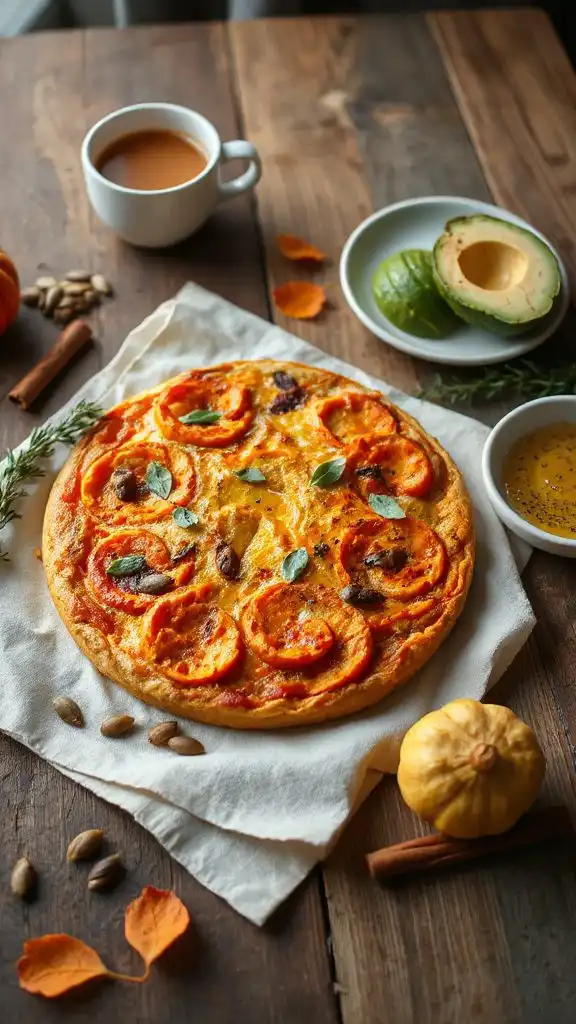 savory sweet potato frittata