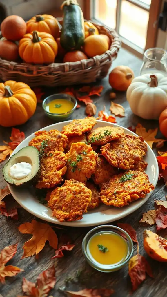 savory sweet potato fritters