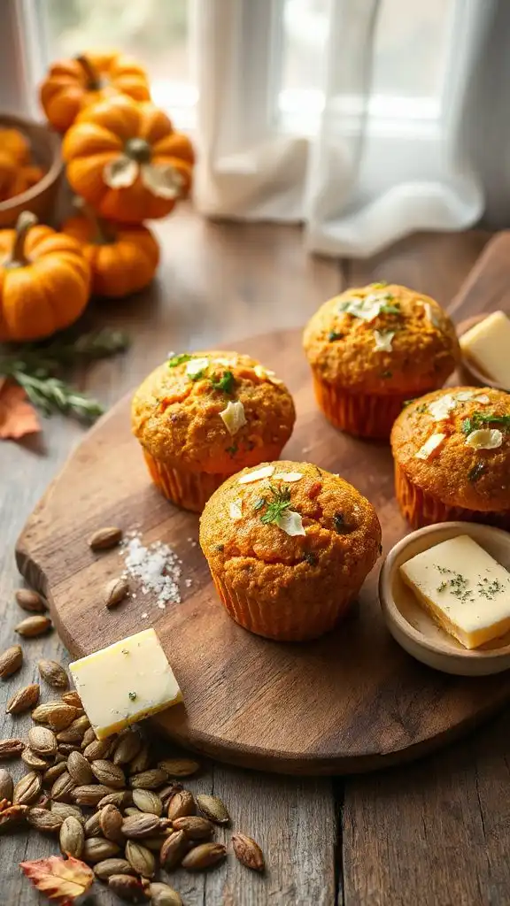 savory sweet potato muffins