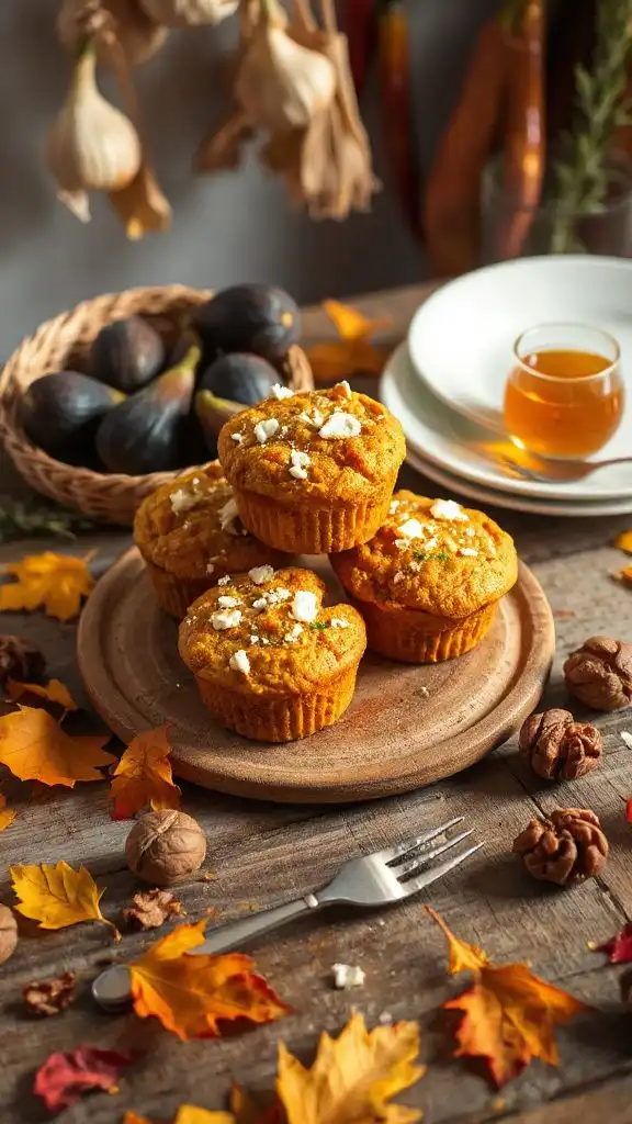 savory sweet potato muffins