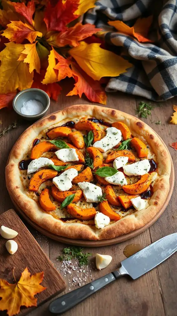 savory tart with squash