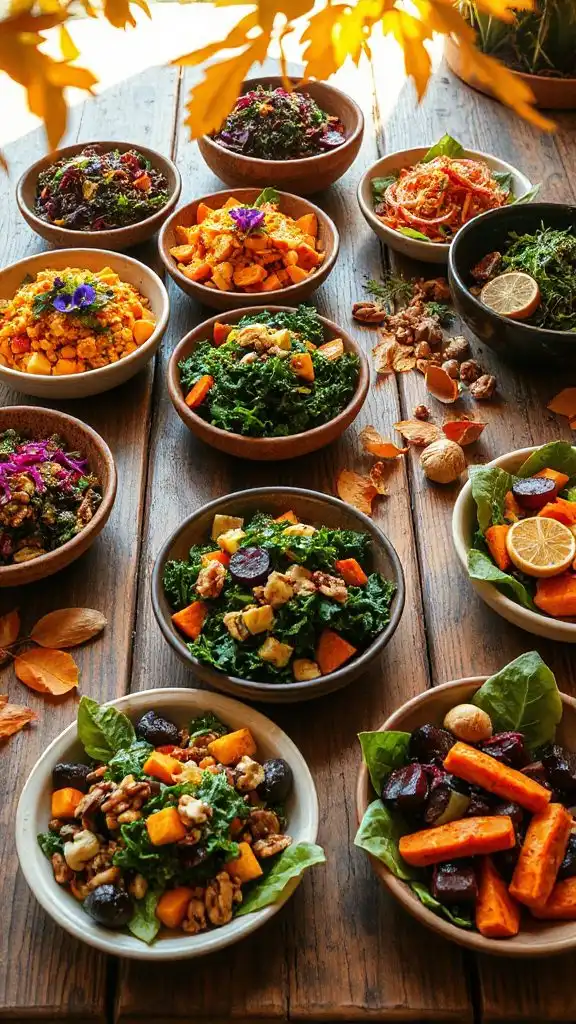 seasonal vegetable salad recipes