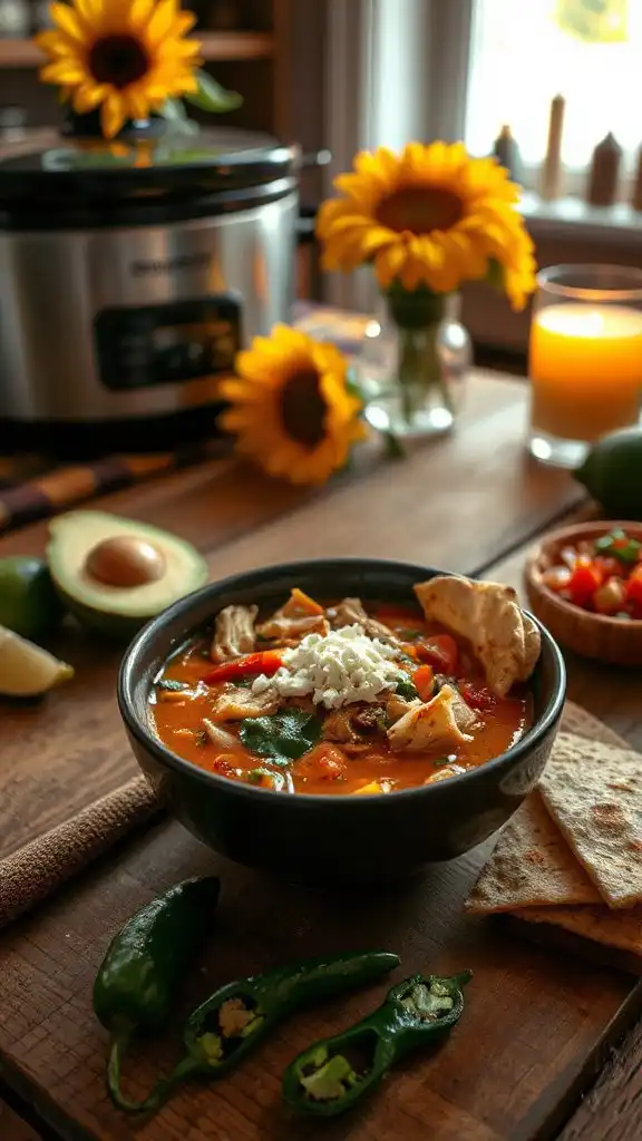 slow cooker chicken soup
