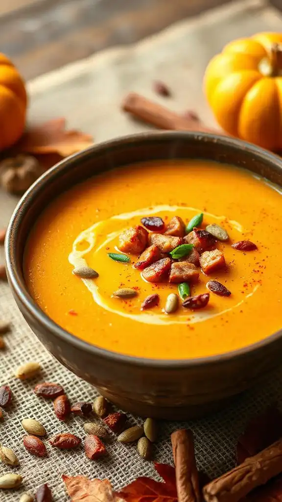 smoky apple sweet potato bisque