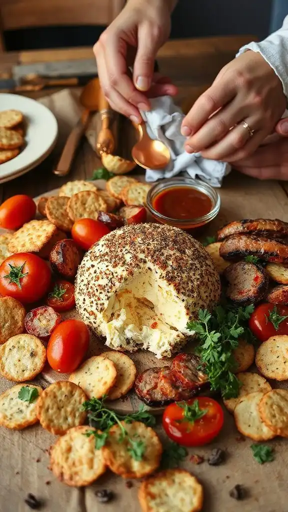 smoky bbq cheese appetizer