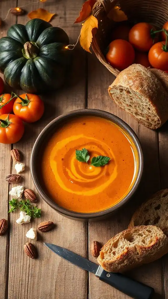 smoky comforting squash soup
