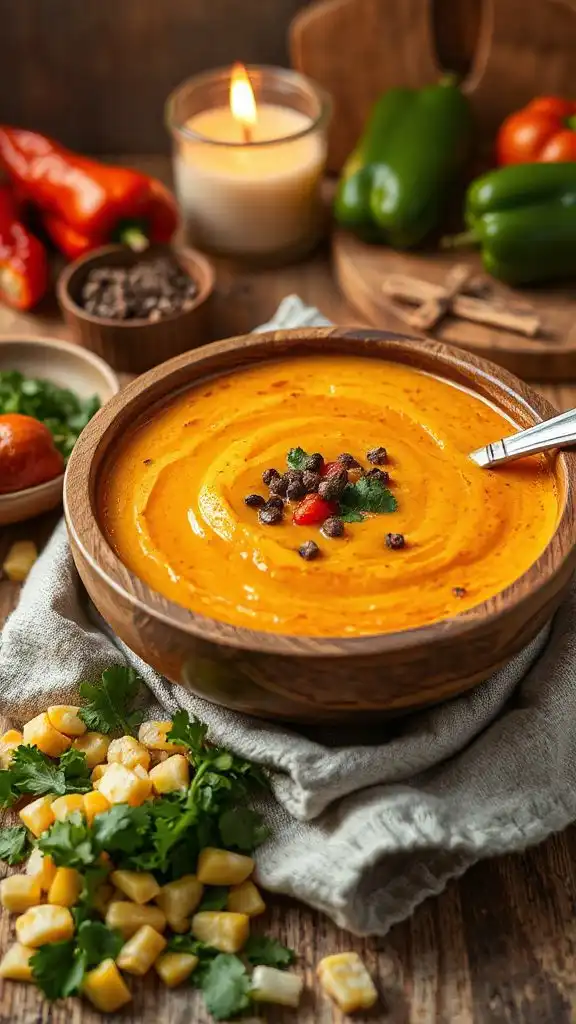smoky corn pepper chowder