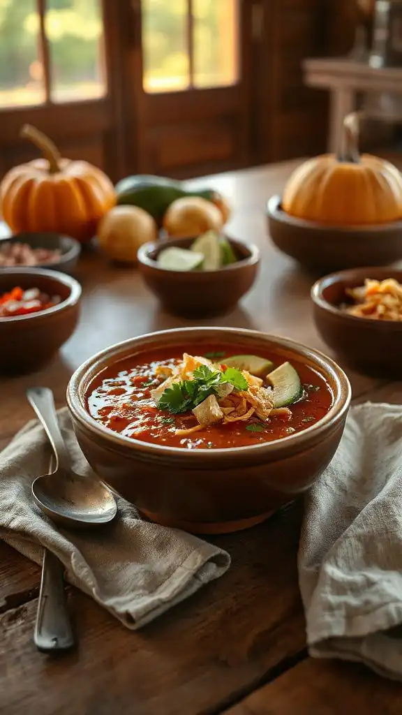 smoky flavorful autumn soup