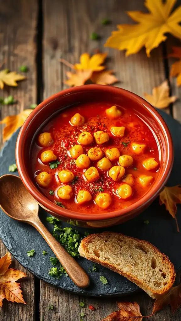 smoky hearty chickpea soup