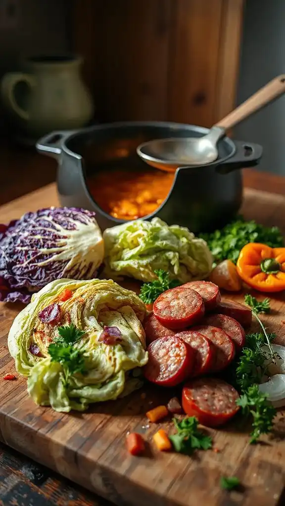 smoky sausage and cabbage soup smoky sausage and cabbage soup