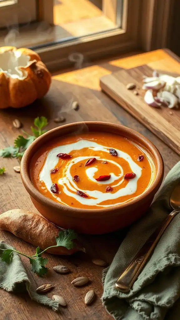 smoky sweet potato soup