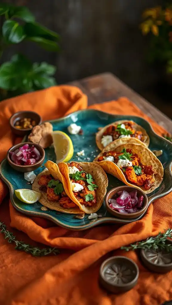 smoky sweet potato tacos