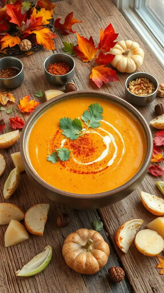 smoky vegan potato leek soup