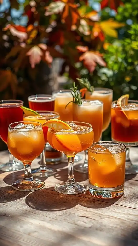 sorghum infused autumn cocktails celebration