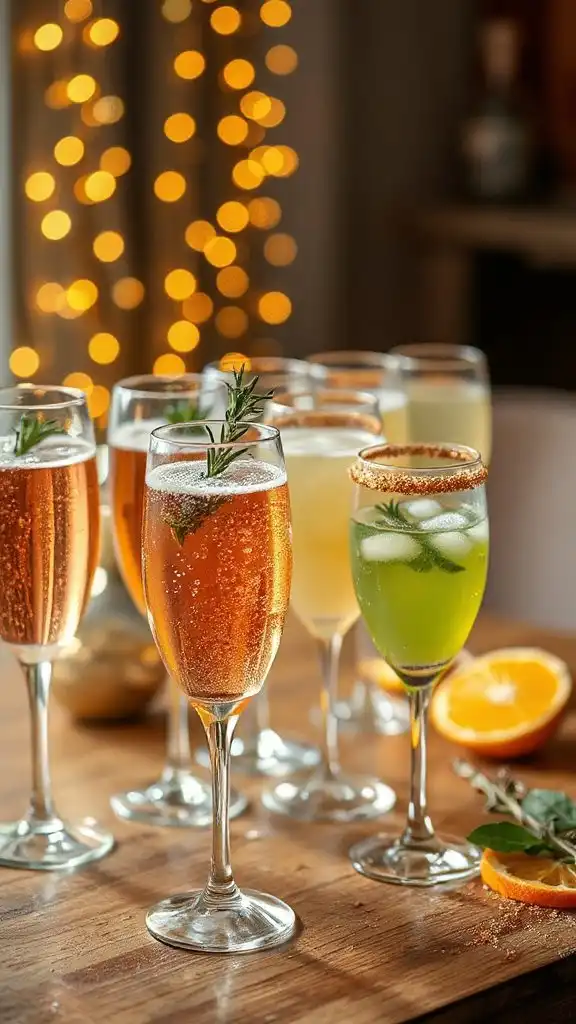 sparkling drinks for celebration