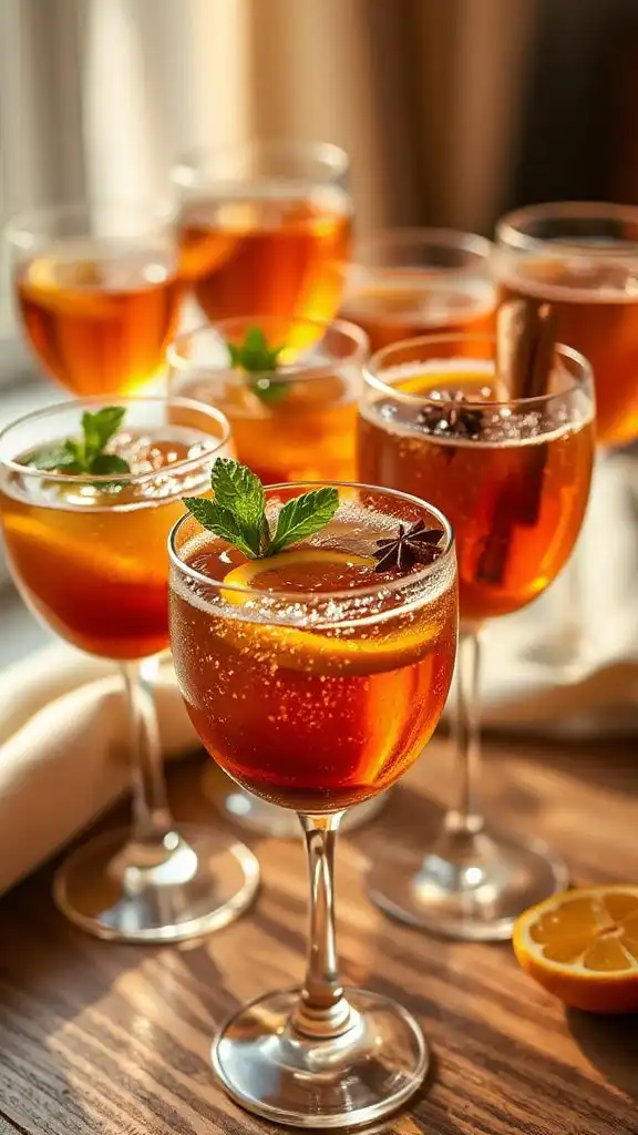 sparkling molasses cocktail recipes