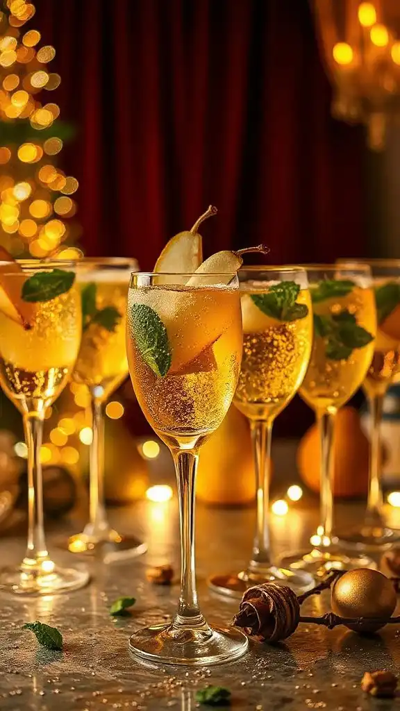 sparkling pear cocktails recipes
