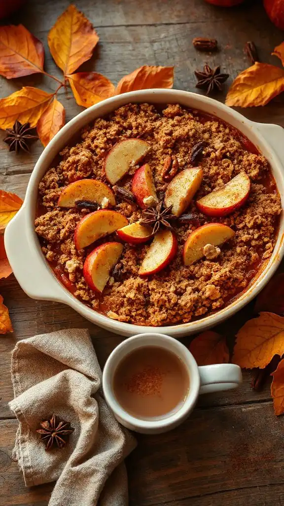 spiced apple chai dessert