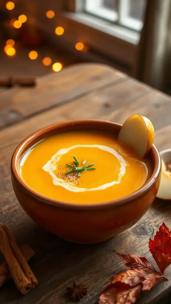 spiced carrot ginger soup