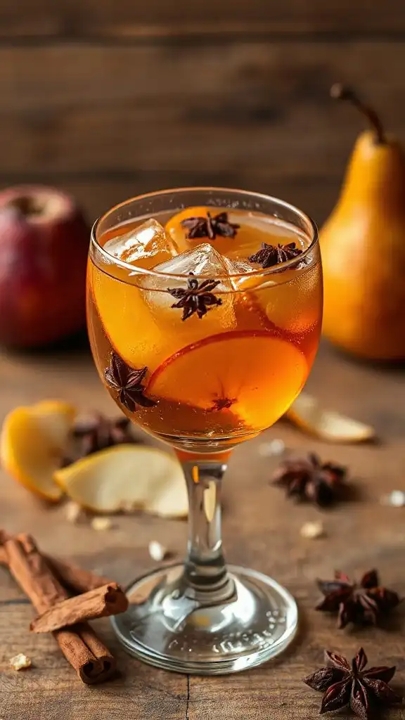 spiced pear cocktail recipe