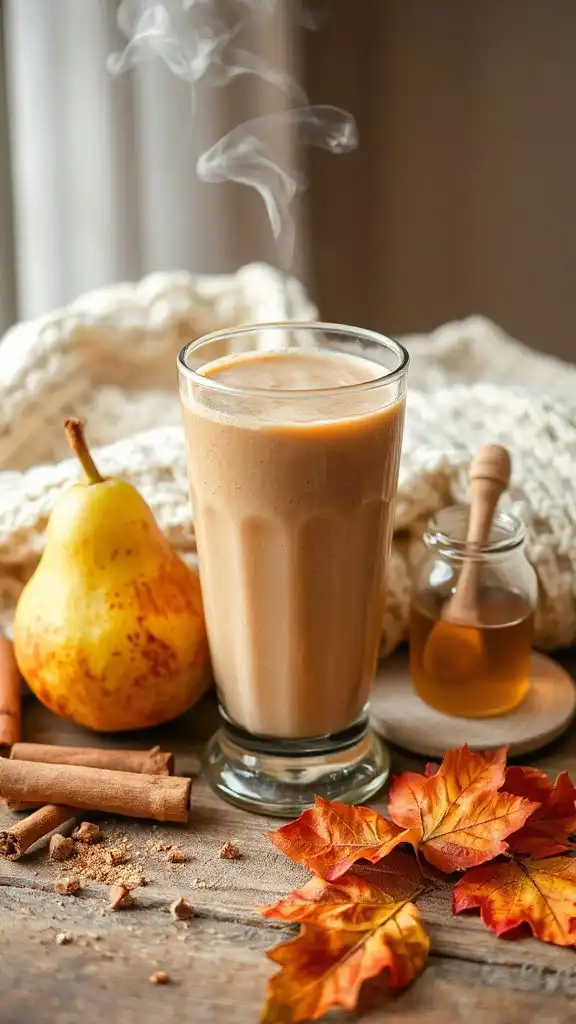 spiced pear smoothie recipe