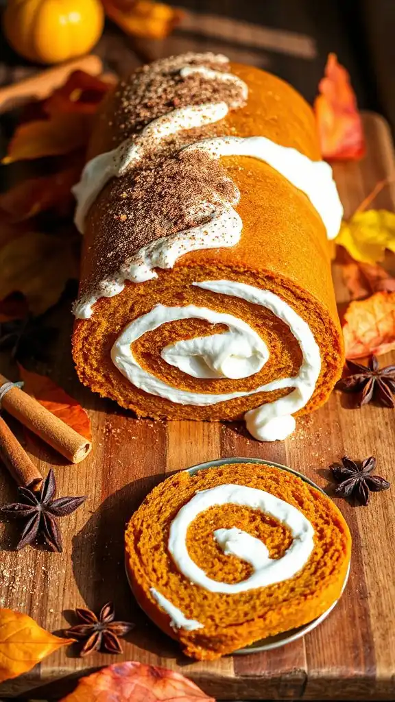 spiced pumpkin roll recipe