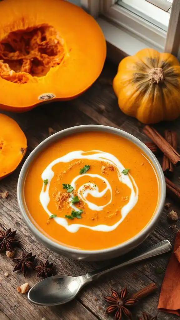 spiced pumpkin soup recipe