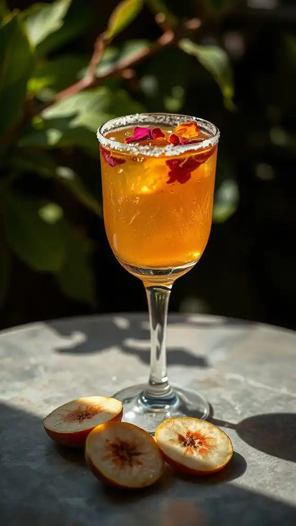 spiced quince gin margarita