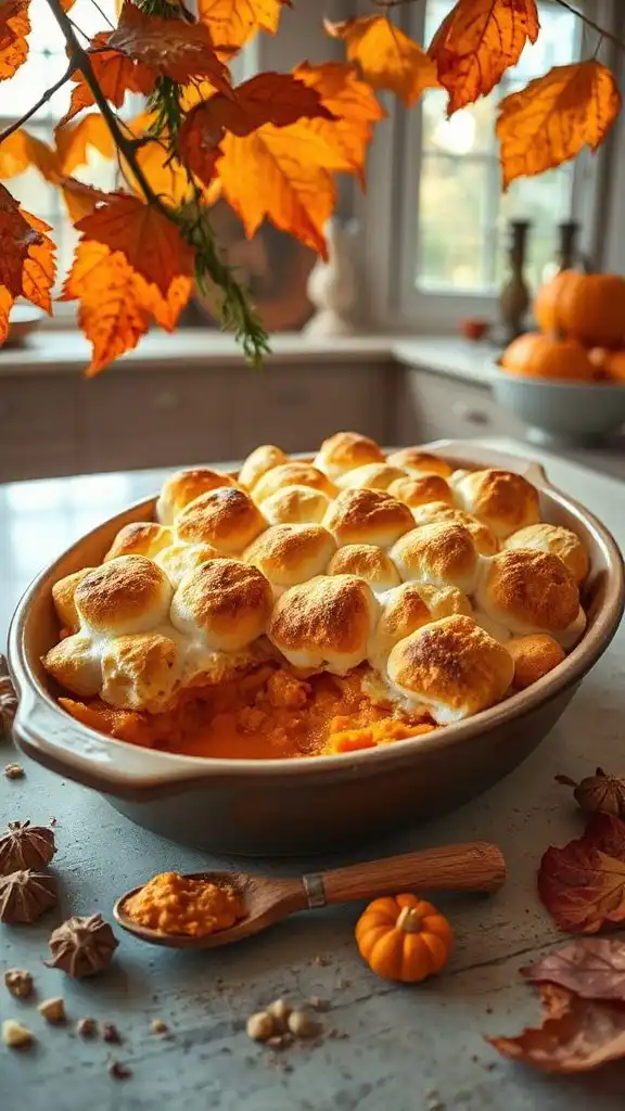 spiced sweet potato casserole