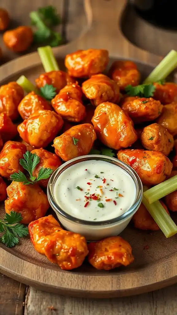 spicy buffalo chicken appetizer bites spicy buffalo chicken appetizer bites