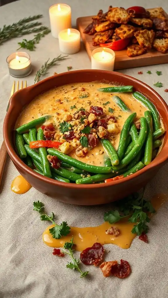 spicy cajun green beans
