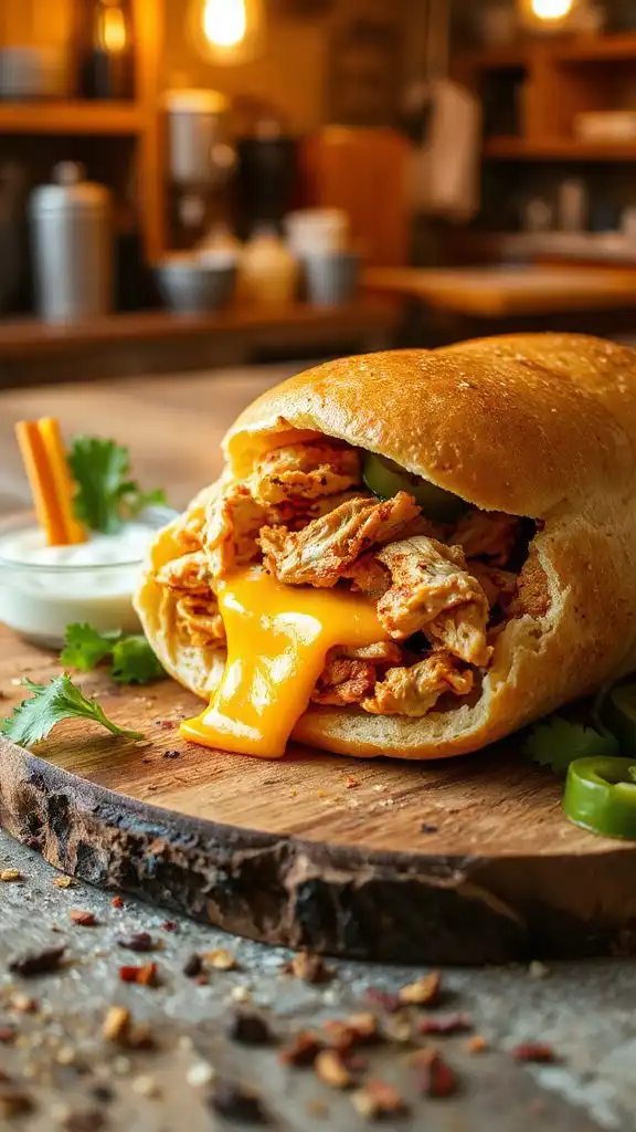 spicy chicken cheese rolls