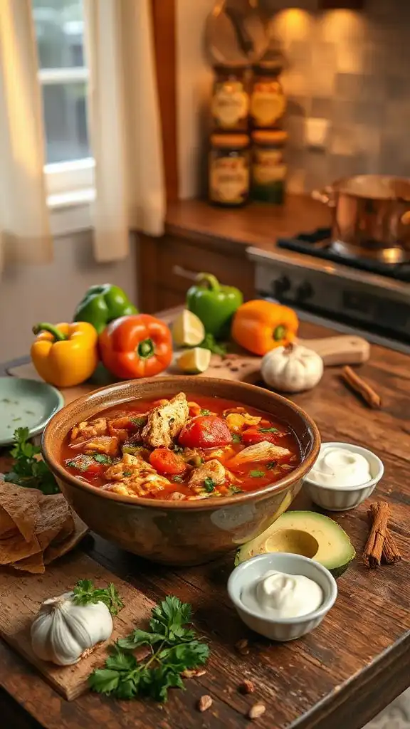 spicy chicken chili soup