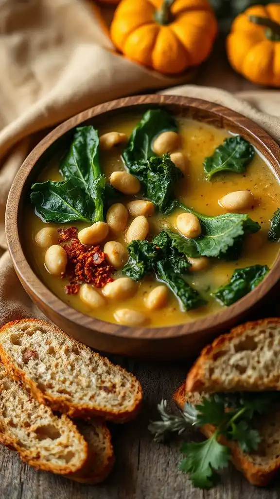 spicy chickpea kale stew