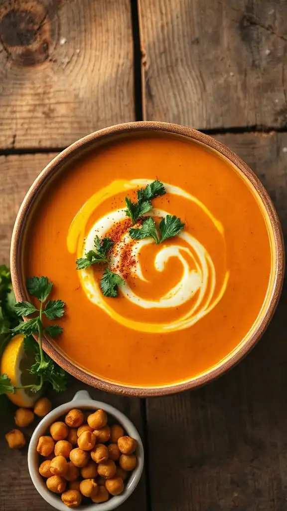 spicy chickpea soup recipe
